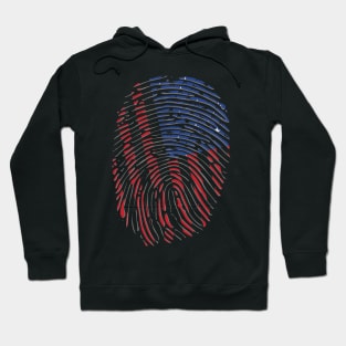 Patriotic Print Hoodie